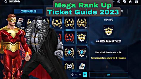 Mega Rank Up Ticket Guide 2023 .